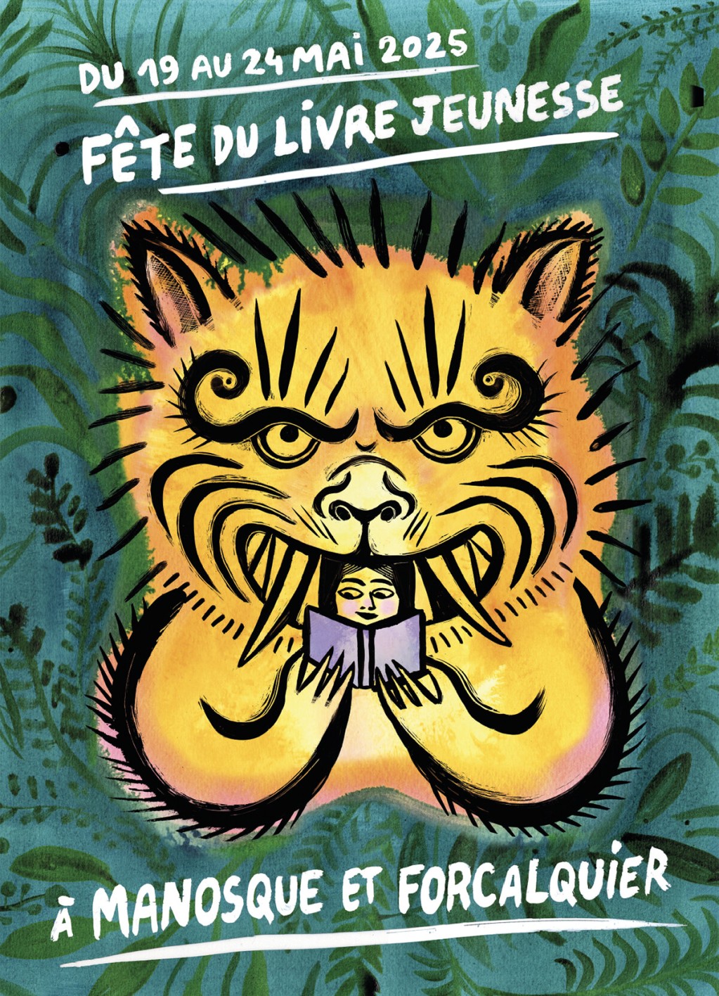 Affiche Fête du livre jeunesse 2025