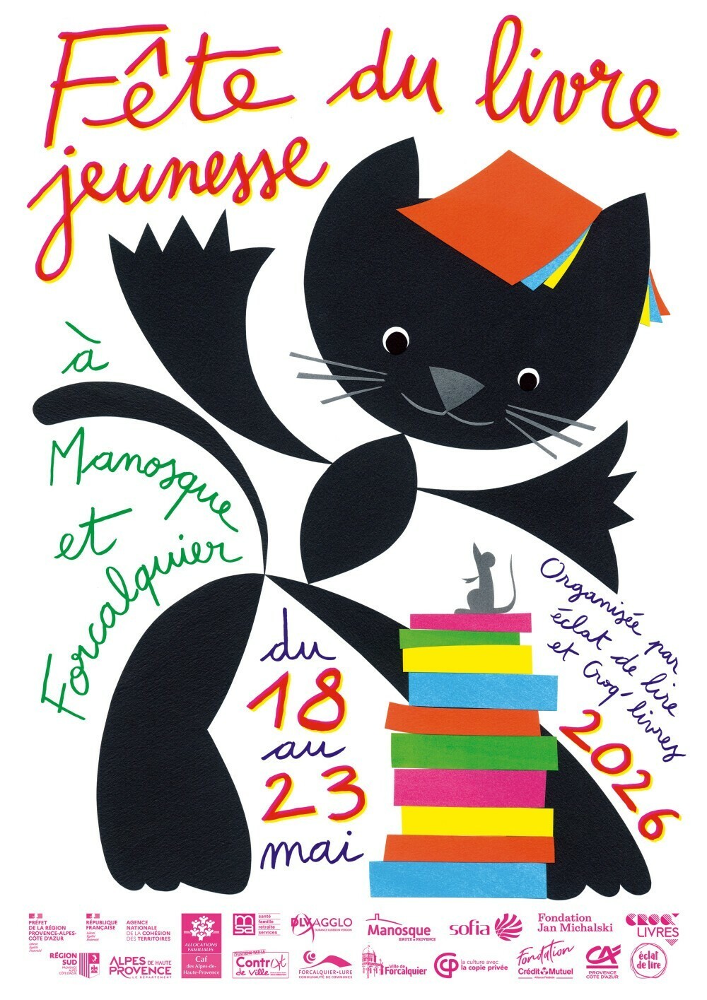 Affiche Fête du livre jeunesse 2026