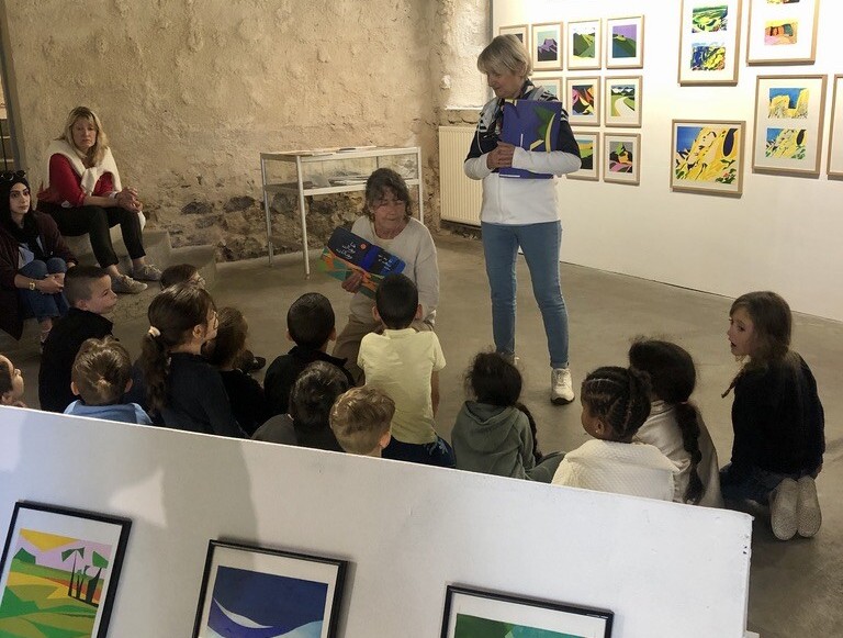 Médiation scolaire autour des expositions de Jérémie Fischer et Marine Rivoal