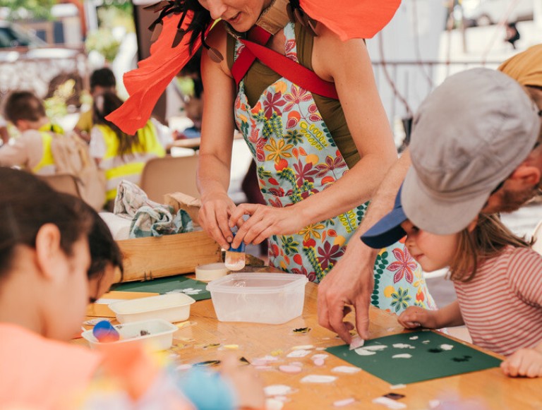 Fanny Pageuad  - Atelier collectif tout public ©Agathe Waechter